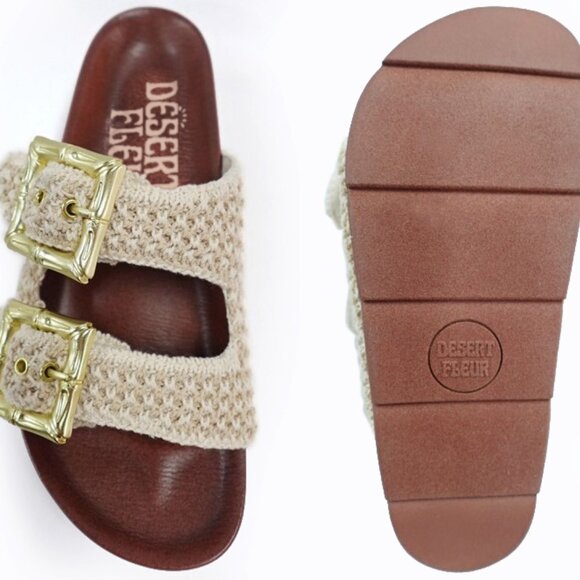 Super platform sandal Natural